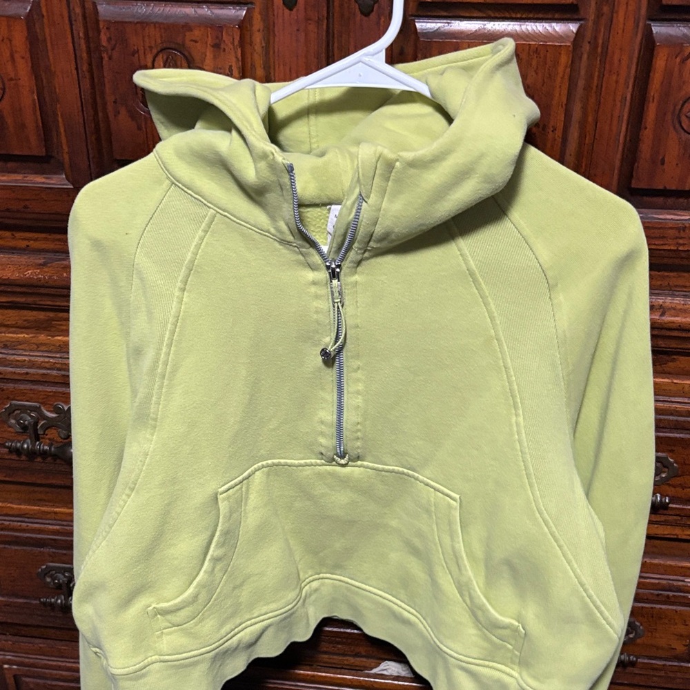 lululemon athletica Light Green Hoodie